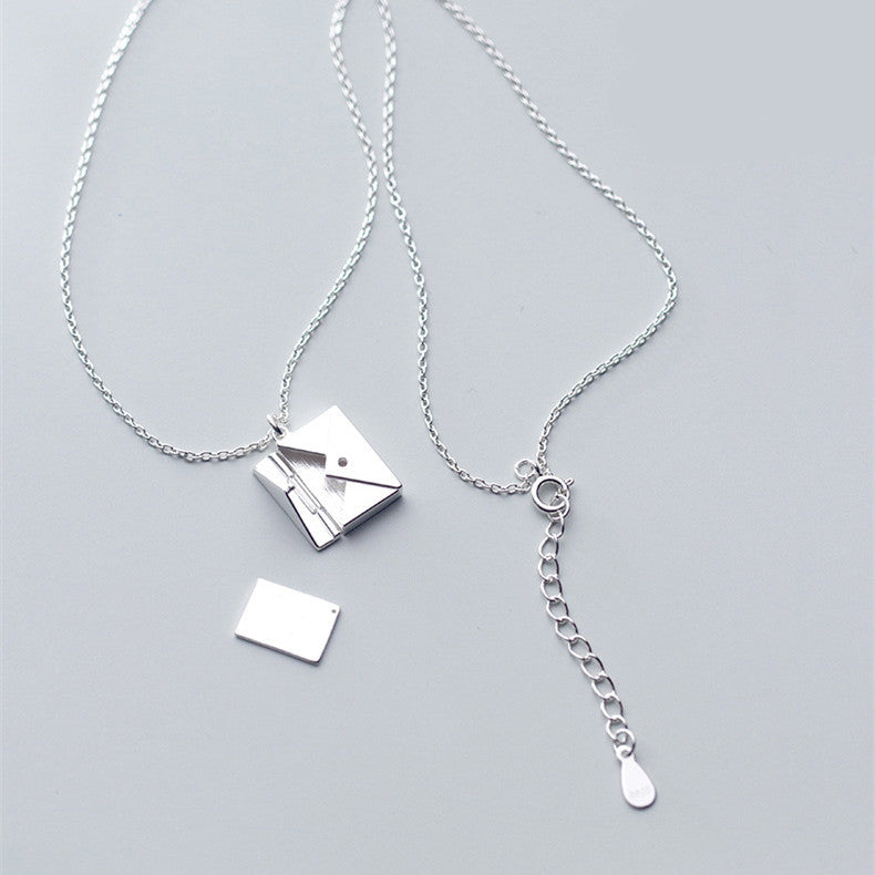 Cross Starred Lovers Letter Necklace