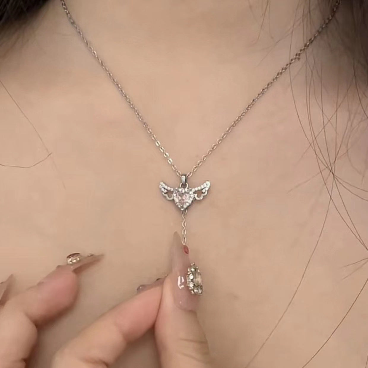 Give Me Your Heart Cupid Necklace
